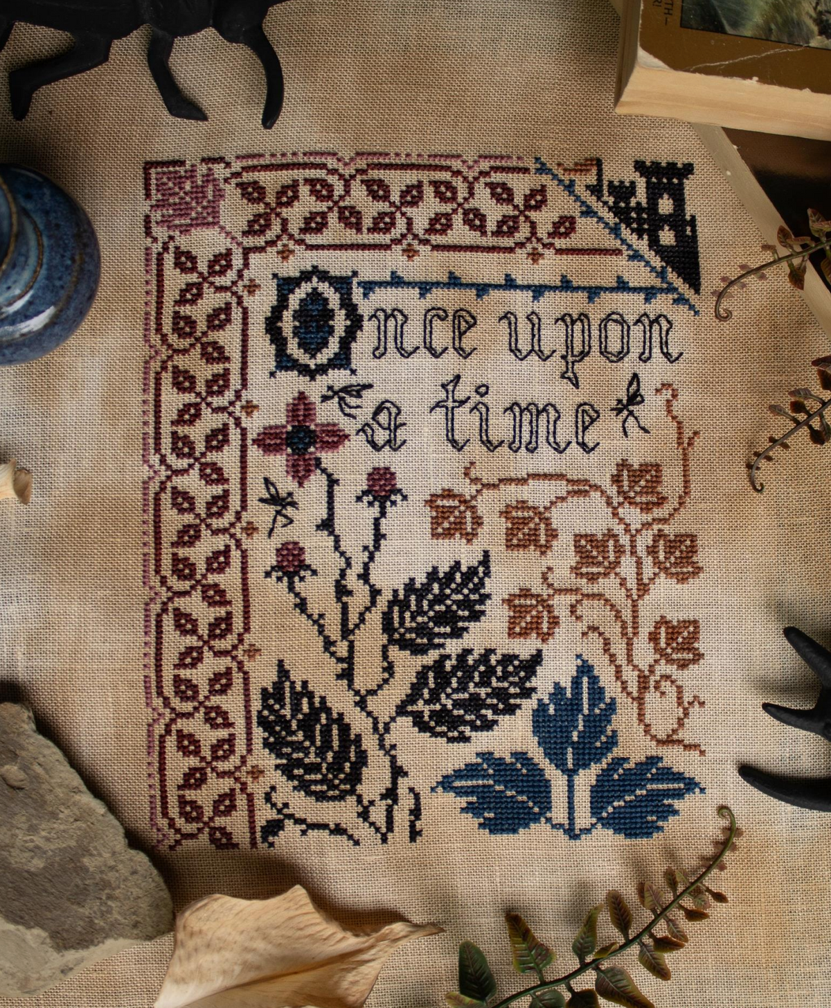 The Briar Cross Stitch by Sprouting Lupine - Paper Pattern