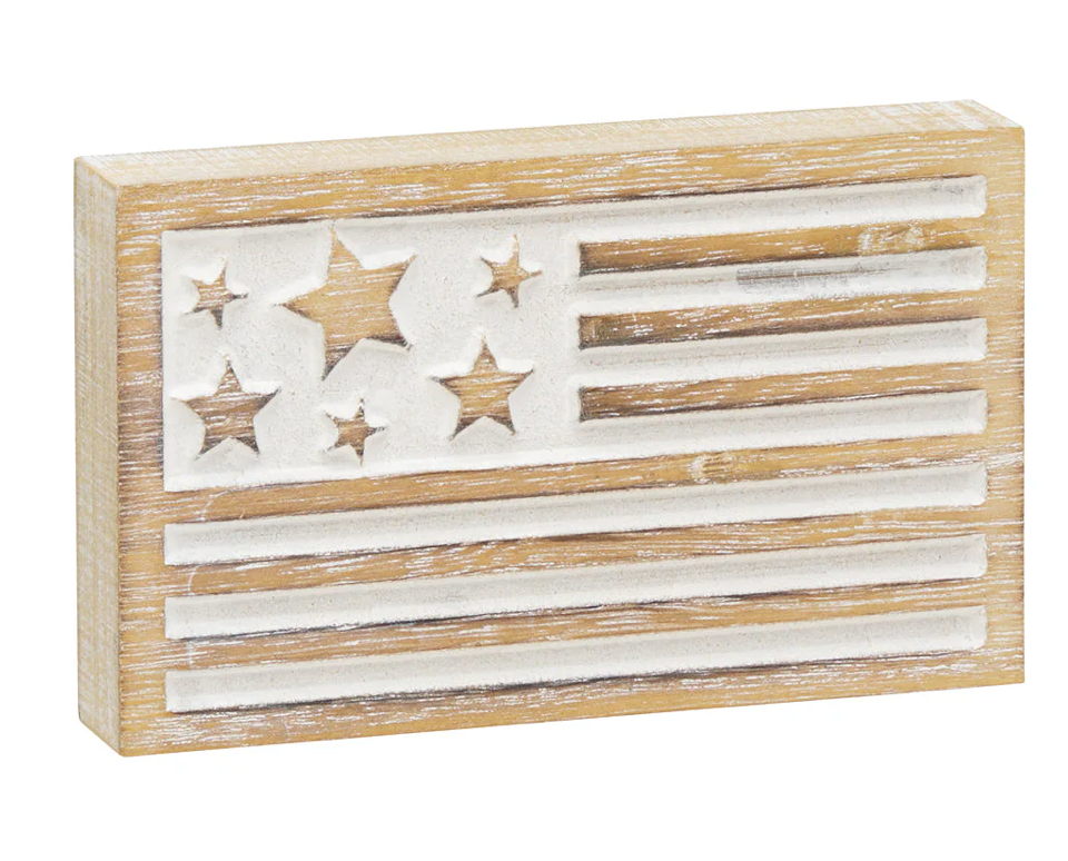 Carved USA Flag | Collins Painting &amp; Design | PS-8345