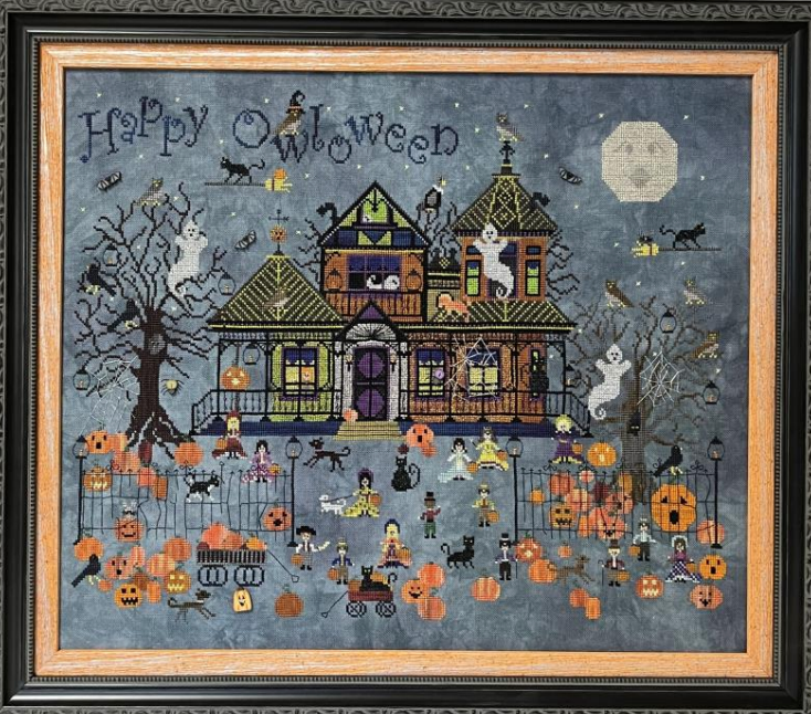 Pre-Order - Owl-O-Day Inn Cross Stitch by Praiseworthy Stiches - Paper Pattern