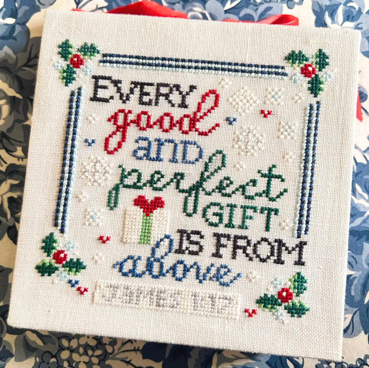 Pre-Order - Every Good Gift Cross Stitch by Sweet Wing Studio - Paper Pattern