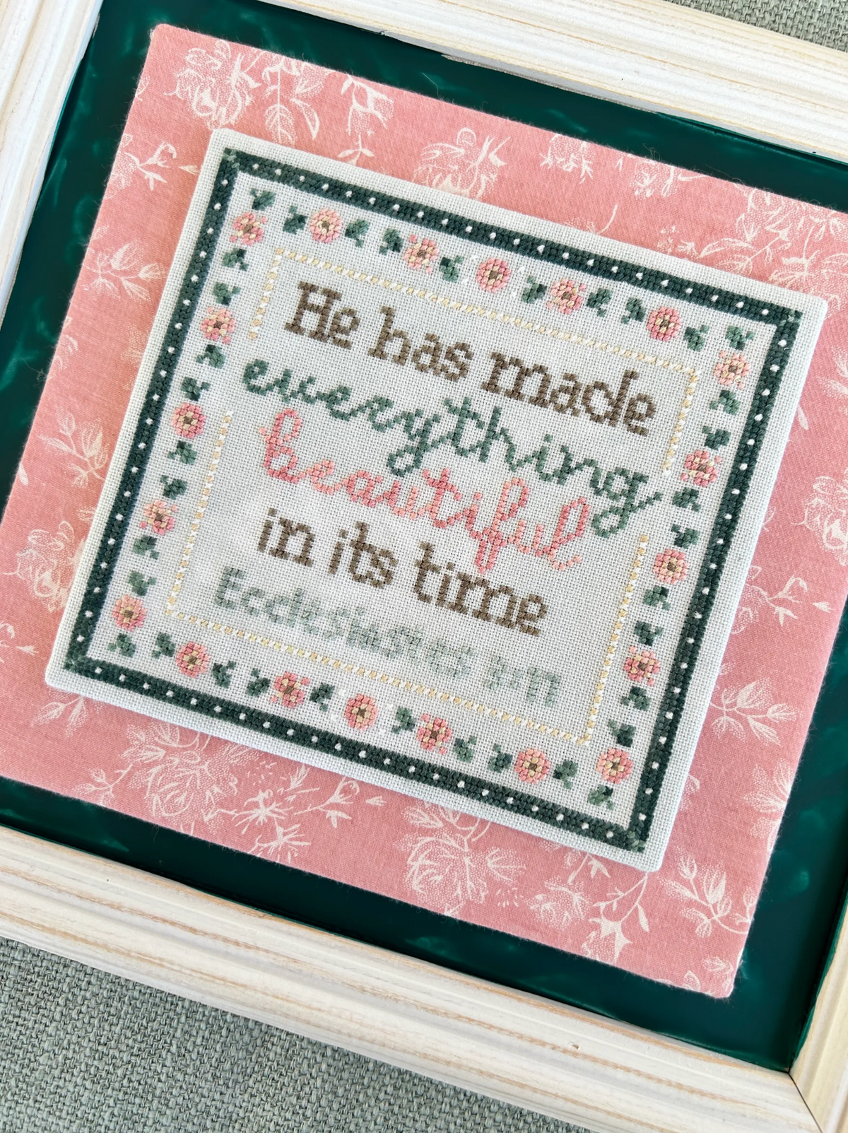 Pre-Order - In Its Time Cross Stitch by Sweet Wing Studio - Paper Pattern