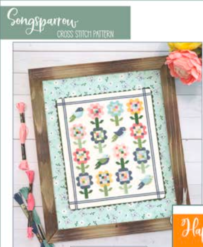 Pre-Order - Songsparrow Cross Stitch by Flamingo Toes - Paper Pattern