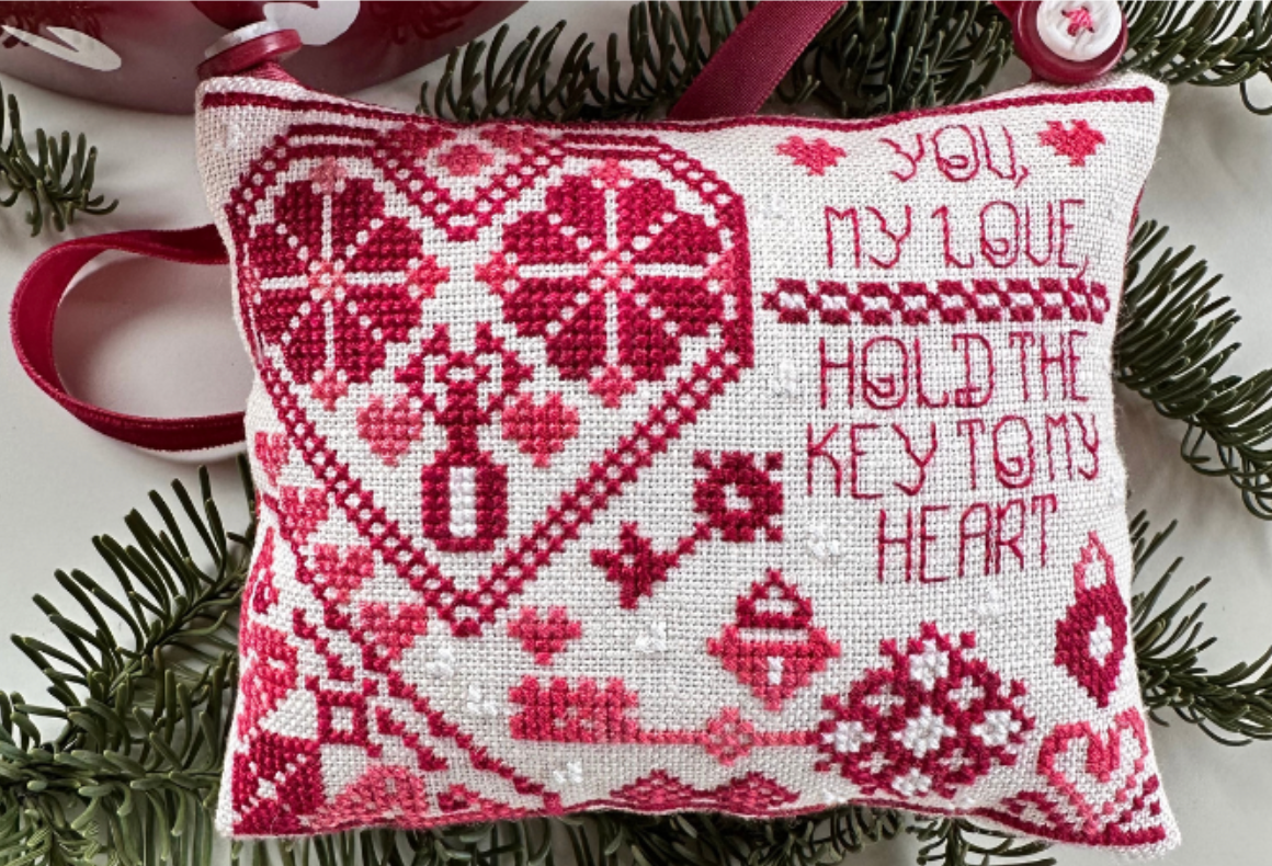 Pre-Order - You, My Love Cross Stitch by Luhu Stitches - Paper Pattern