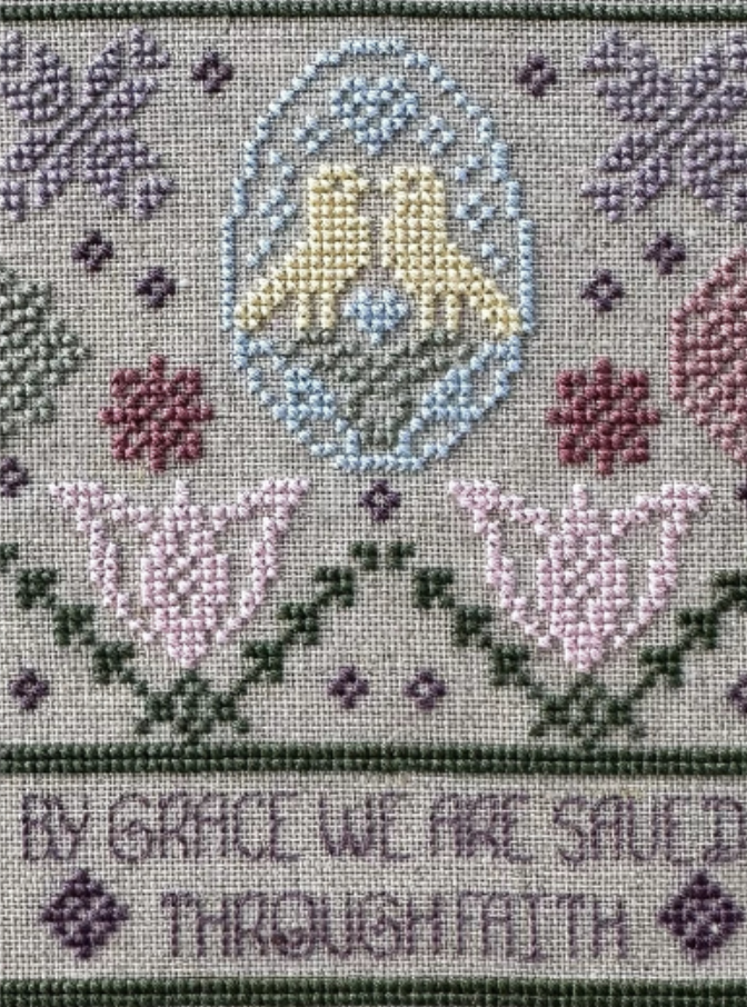 Pre-Order - By Grace Cross Stitch by Luhu Stitches - Paper Pattern