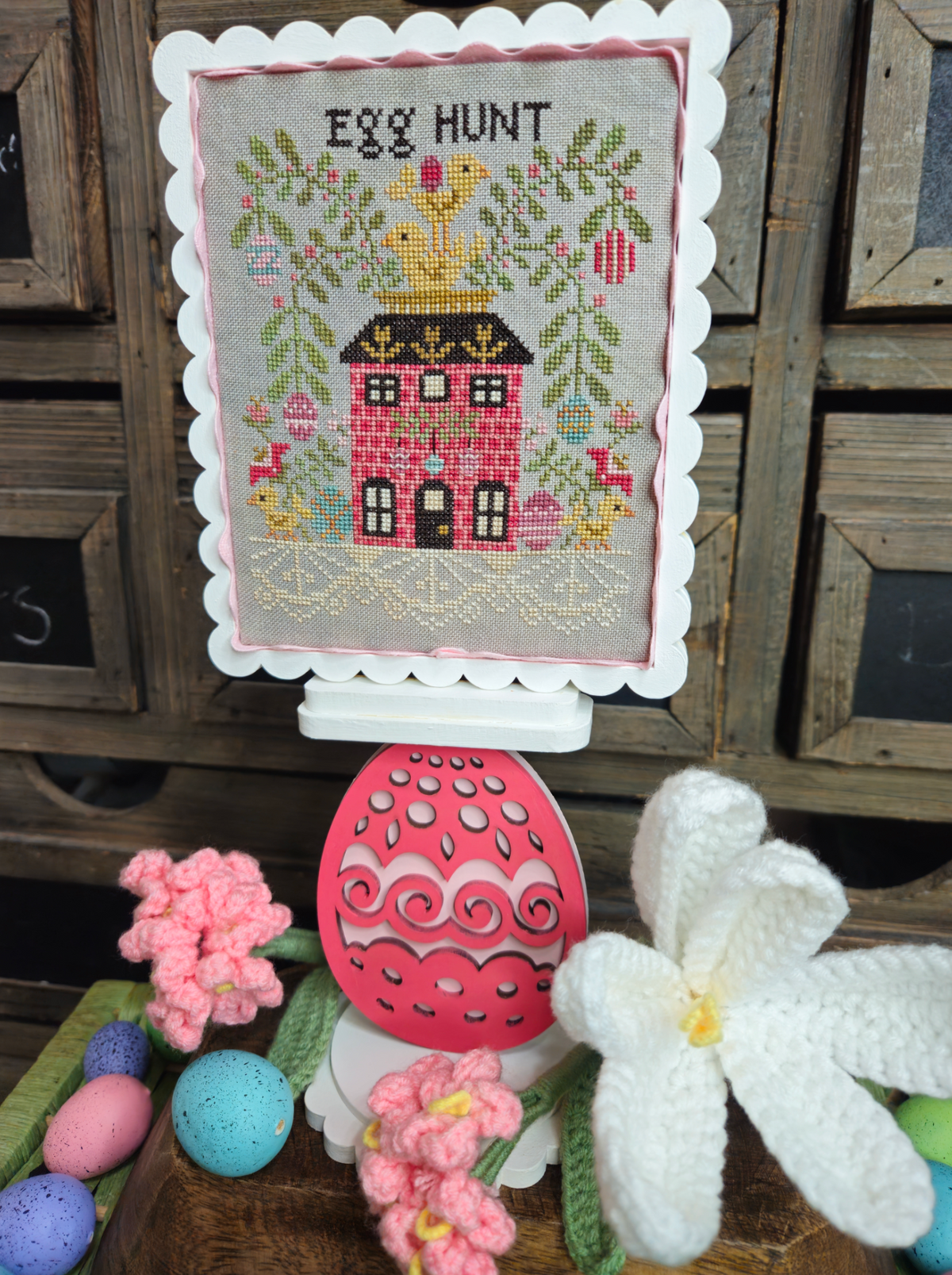 Pre-Order - Egg Hunt Cross Stitch by Quaint Rose NeedleArts - Paper Pattern