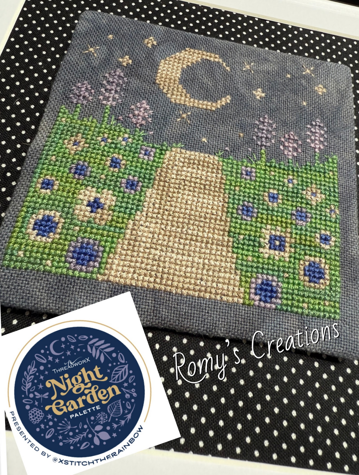 Pre-Order - Moonlight Walk Cross Stitch by Romy&#39;s Creations - Paper Pattern