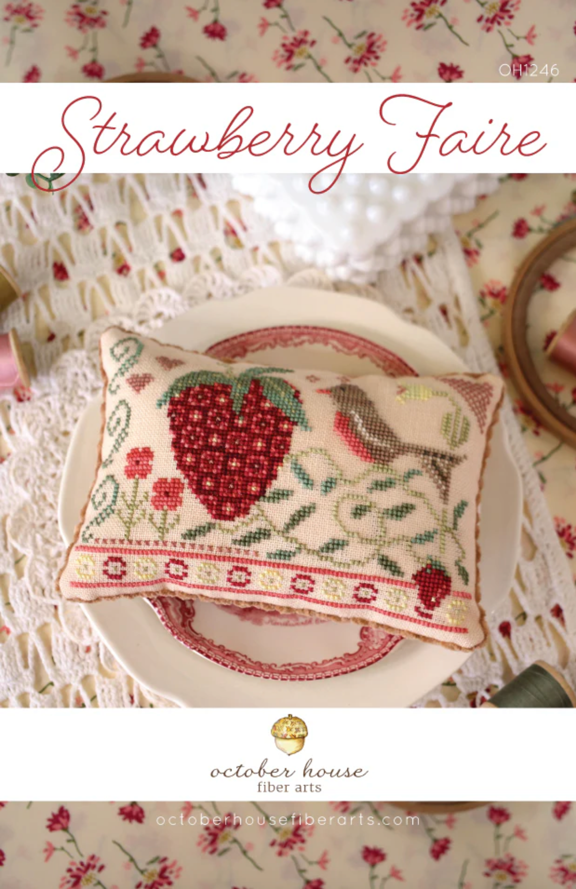 Floss Pack Only for Strawberry Faire by October House Fiber Arts