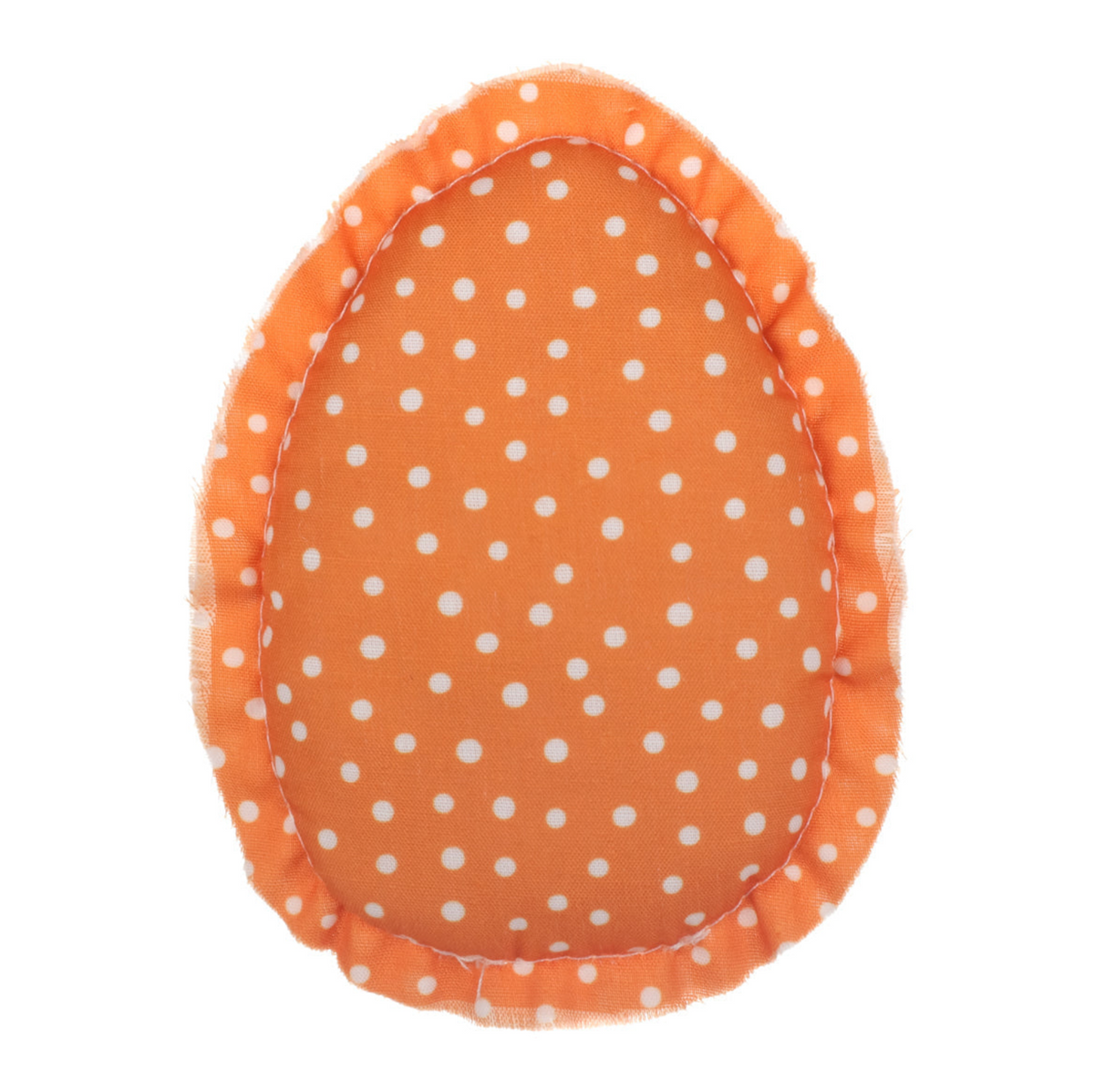 Orange Polka-Dot Fabric Egg | Collins Painting &amp; Design | CF-2613