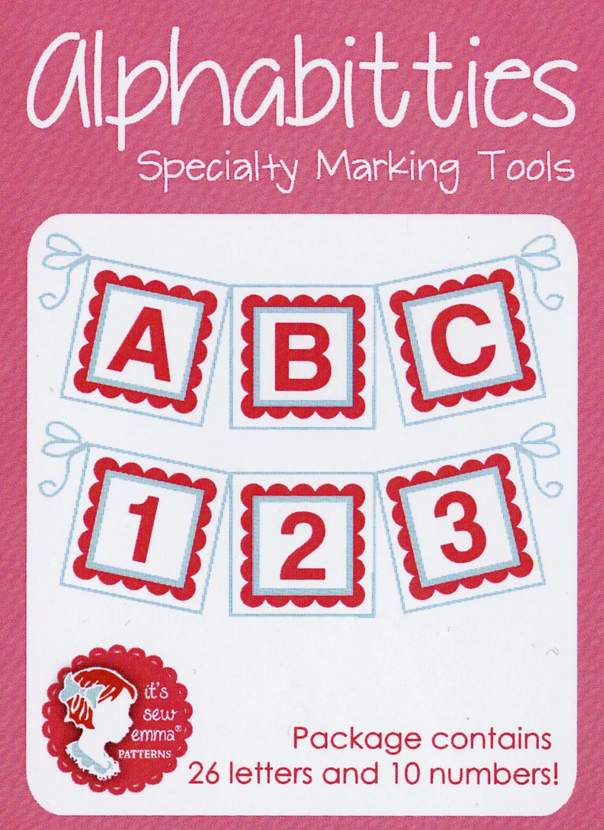 Pink Alphabitties by It&#39;s Sew Emma
