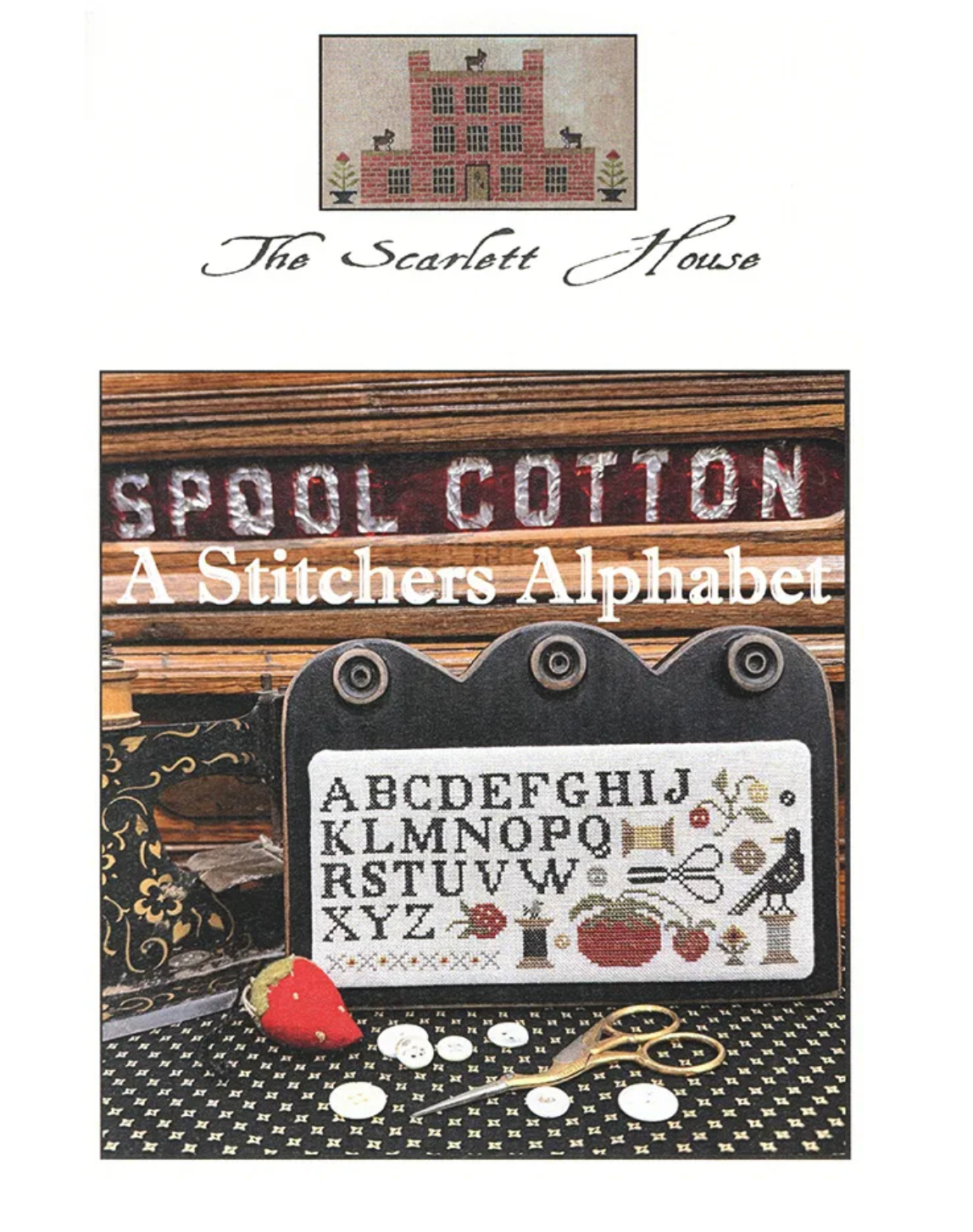 A Stitcher's Alphabet Cross Stitch by The Scarlett House - Paper Pattern