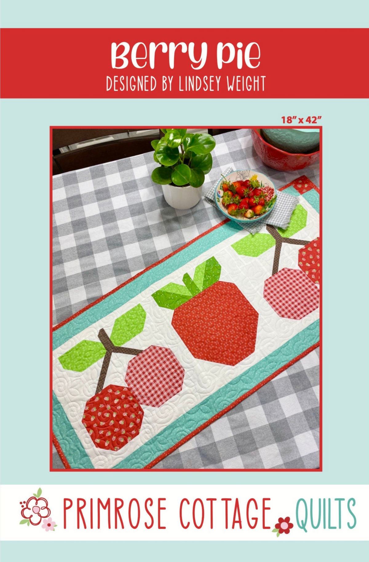 Berry Pie Quilt Kit Using Dainty Meadow by My Sew Quilty Life for Moda Fabrics