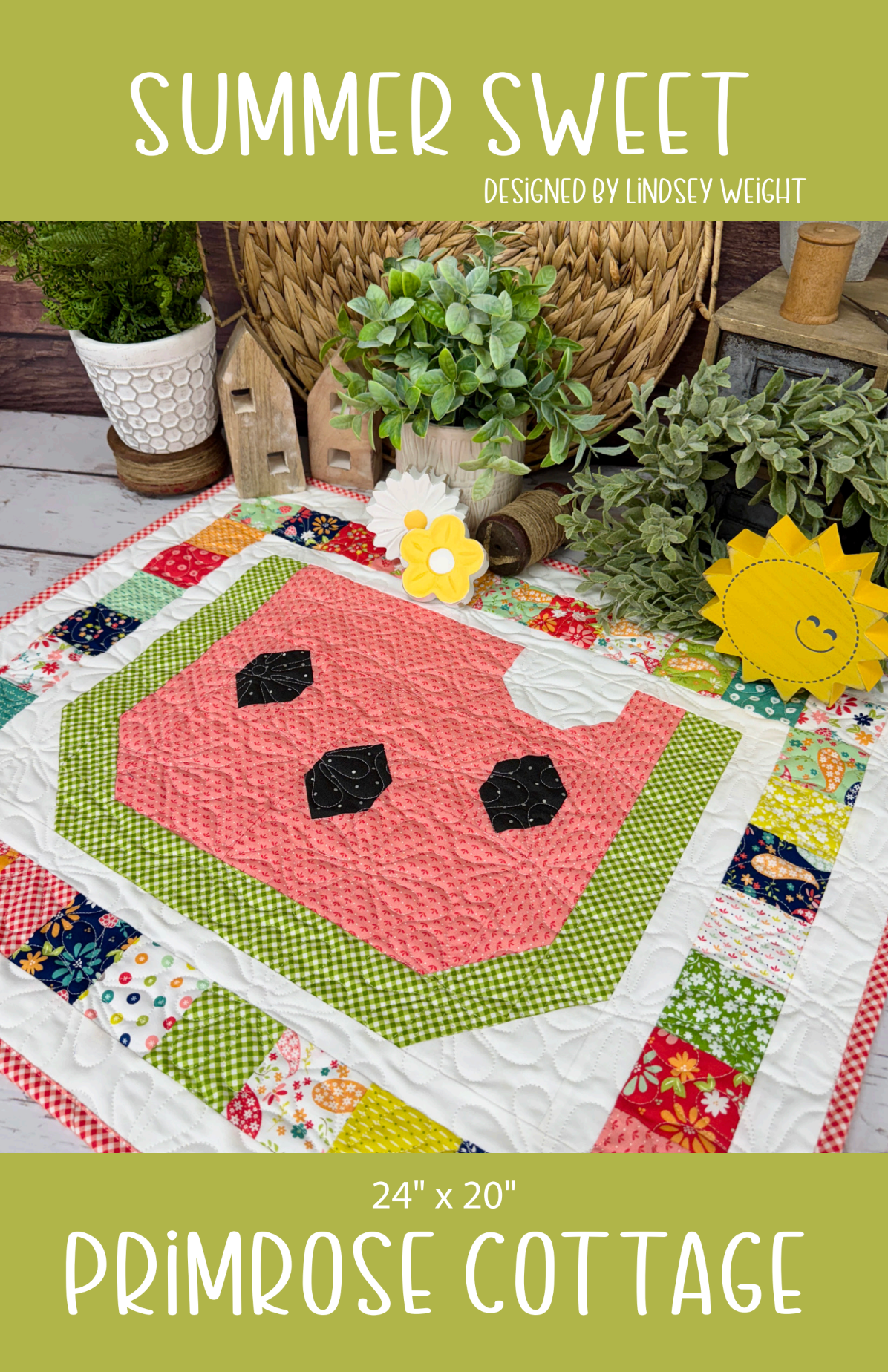 Summer Sweet - by Lindsey Weight of Primrose Cottage Quilts - Quilt PDF Pattern