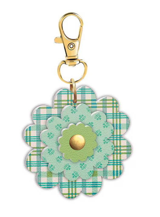 Lori Holt Leather Flower Charm