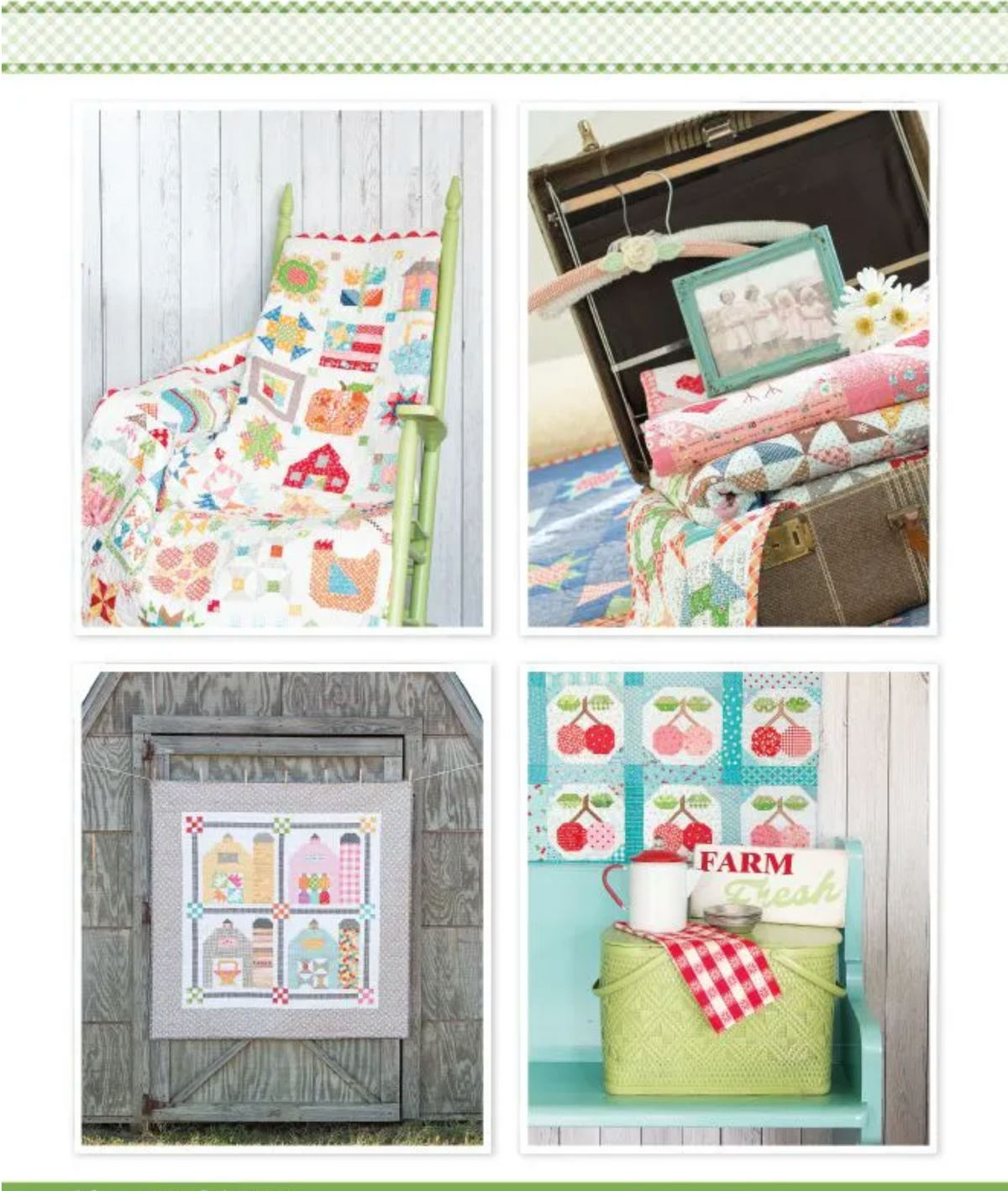 Farm Girl Vintage Quilt Book Lori Holt of Bee in my Bonnet Co.