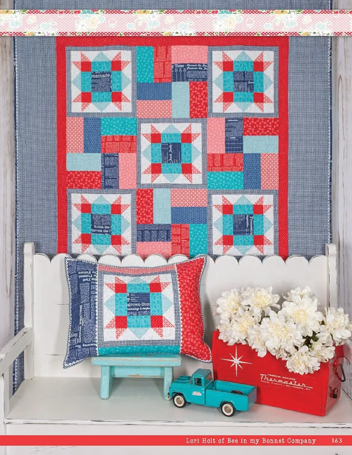 Farm Girl Vintage 2 Quilt Book by Lori Holt of Bee in my Bonnet Co.