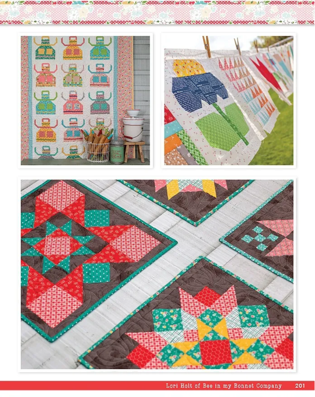 Farm Girl Vintage 2 Quilt Book by Lori Holt of Bee in my Bonnet Co.