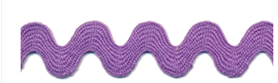 Large Ric Rac Trim, 11/16 inch - Lavender
