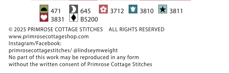 Love to Read Cross Stitch by Lindsey Weight of Primrose Cottage - PDF Pattern