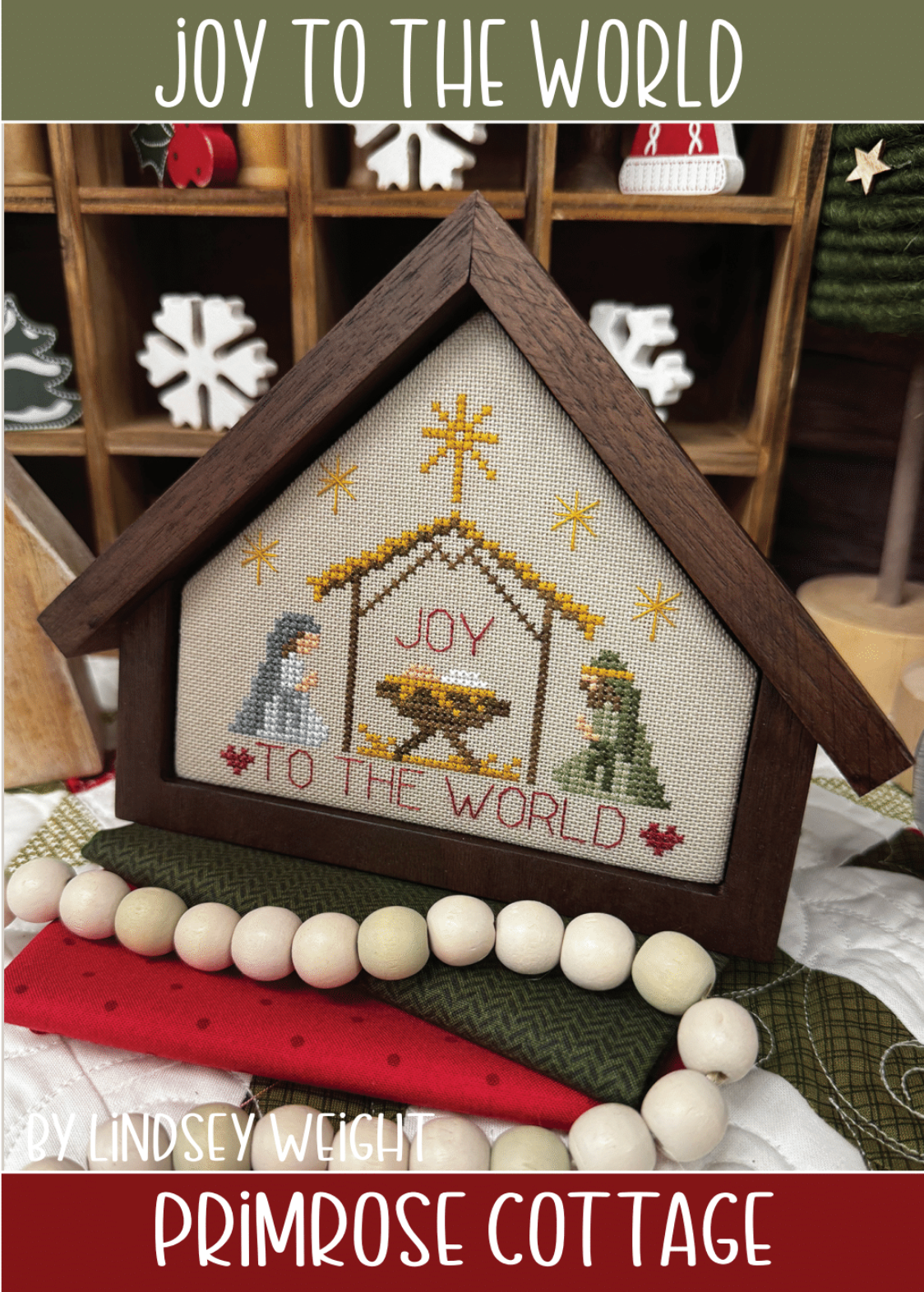Religious Christmas Pattern Pack: Bundle of 5 Releases- Nativity Quaker, Prince of Peace, The Lord is My Shepherd, Hark the Herald, Joy to the World