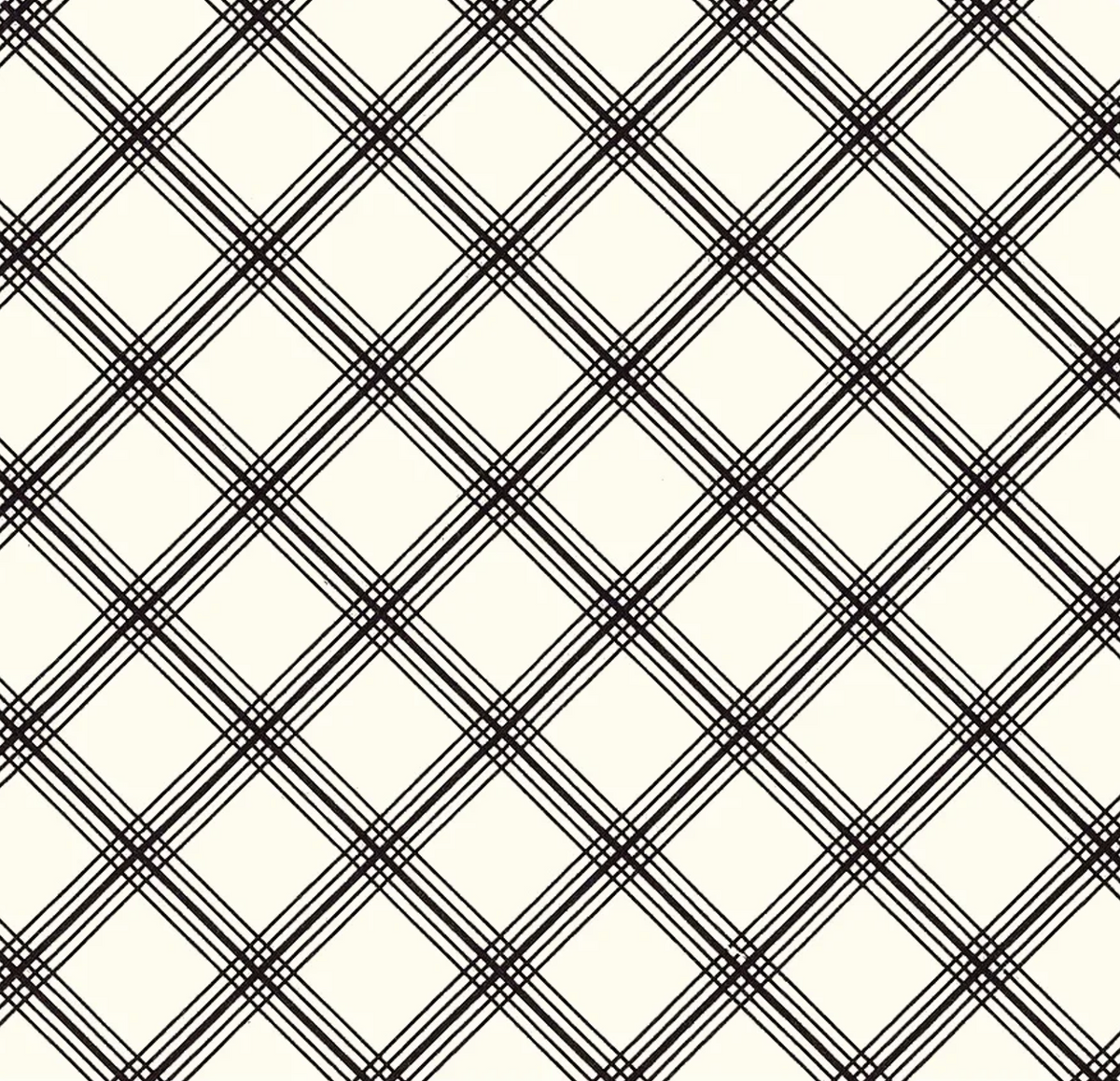 Midnight Meadow | C15322 | Plaid - Cream