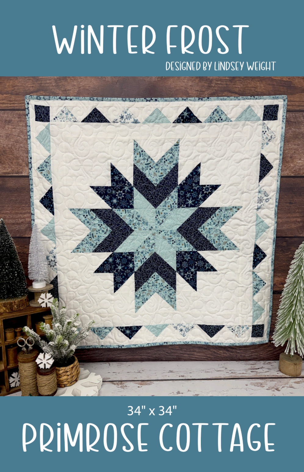 Winter Frost by Lindsey Weight of Primrose Cottage Quilts - Quilt PDF Pattern
