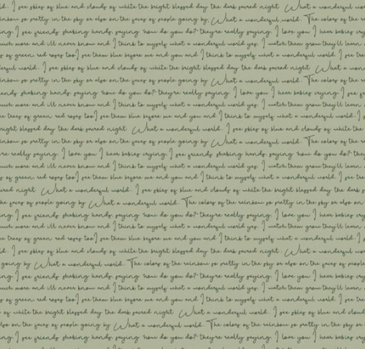 Gingham Fields | C13358 | Text - Sage
