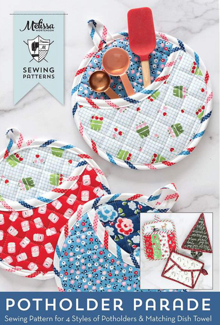 Potholder Parade Quilt Pattern by Melissa Mortenson - Paper Pattern