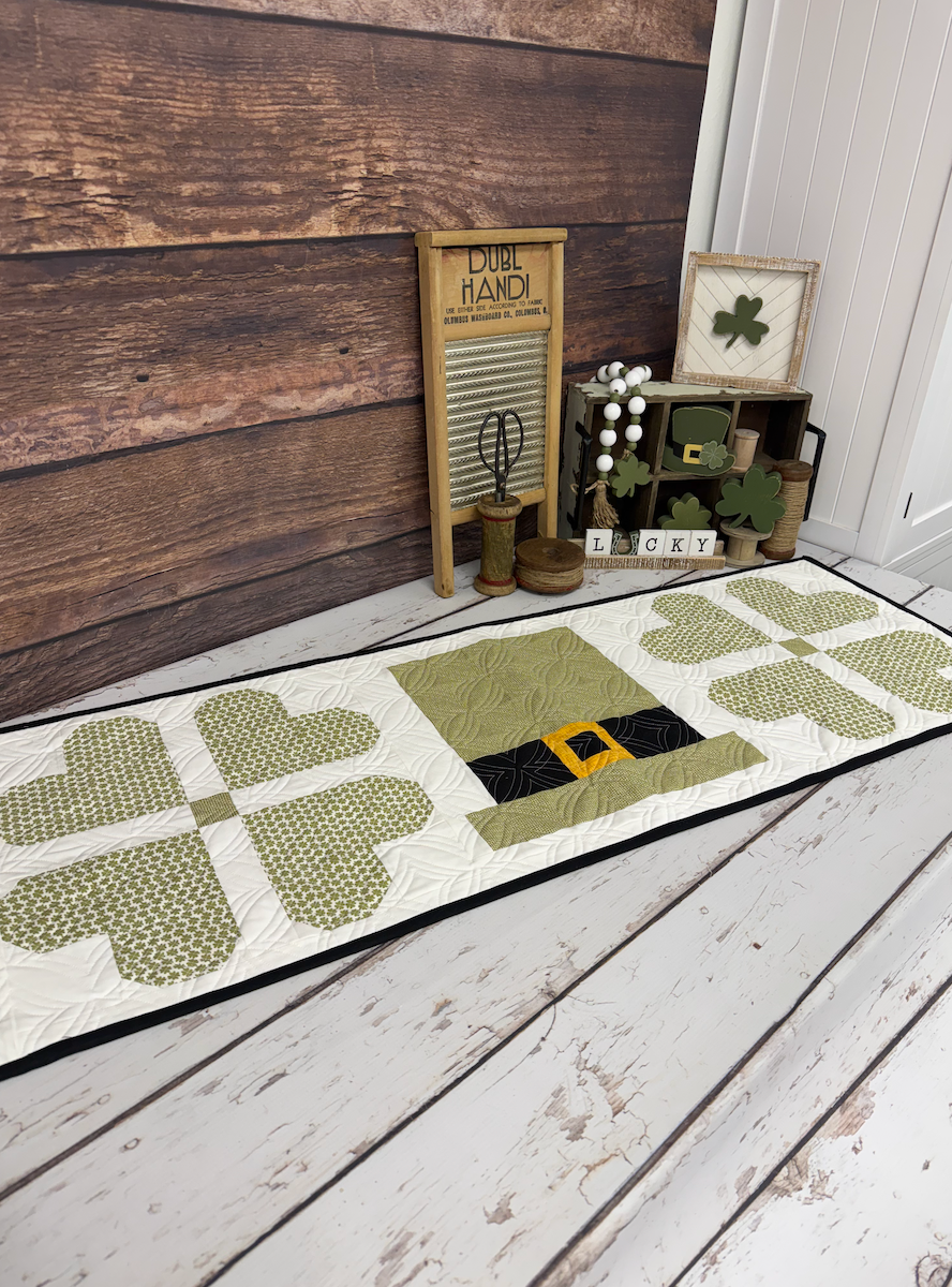 Luck of the Irish Quilt Kit using Hand Picked Fabrics by Primrose Cottage