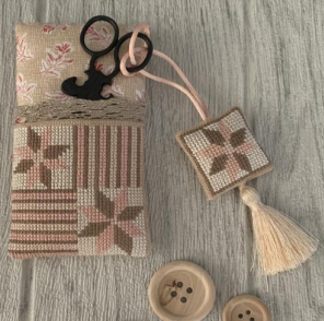 PRE-ORDER - Santa's Patriotic Ewe Set Cross Stitch by Twin Peak Primitives - Paper Pattern