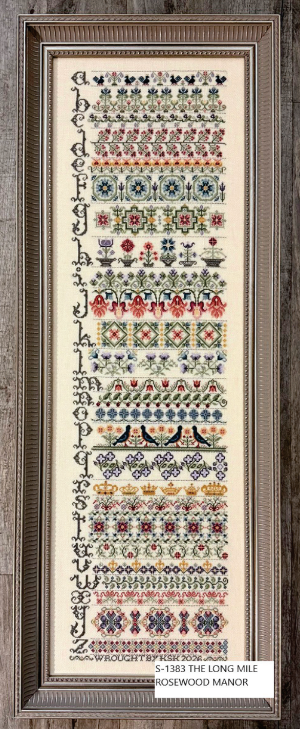 PRE-ORDER - The Long Mile Cross Stitch by Rosewood Manor - Paper Pattern