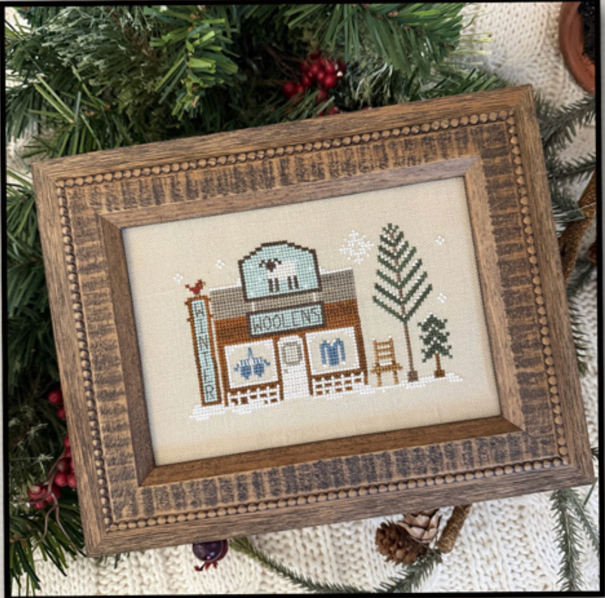 Winter Woolens Cross Stitch by Little House Needleworks - Paper Pattern