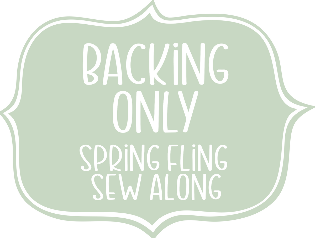 Spring Fling Backing ONLY
