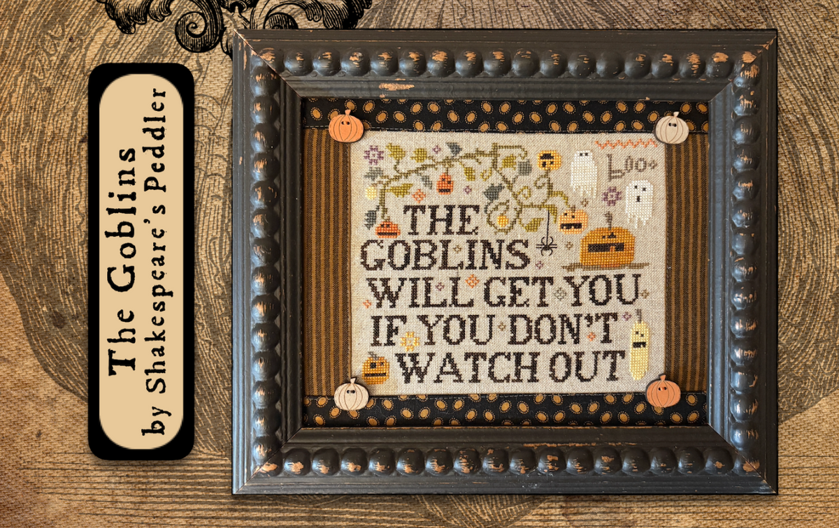 The Goblins Cross Stitch by Shakespeare's Peddler - Paper Pattern