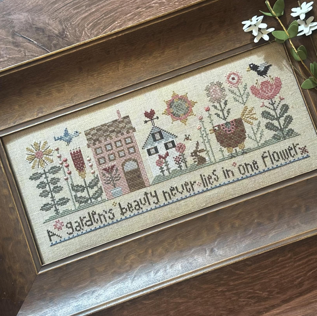 A Garden's Beauty Cross Stitch by Heart In Hand - Paper Pattern