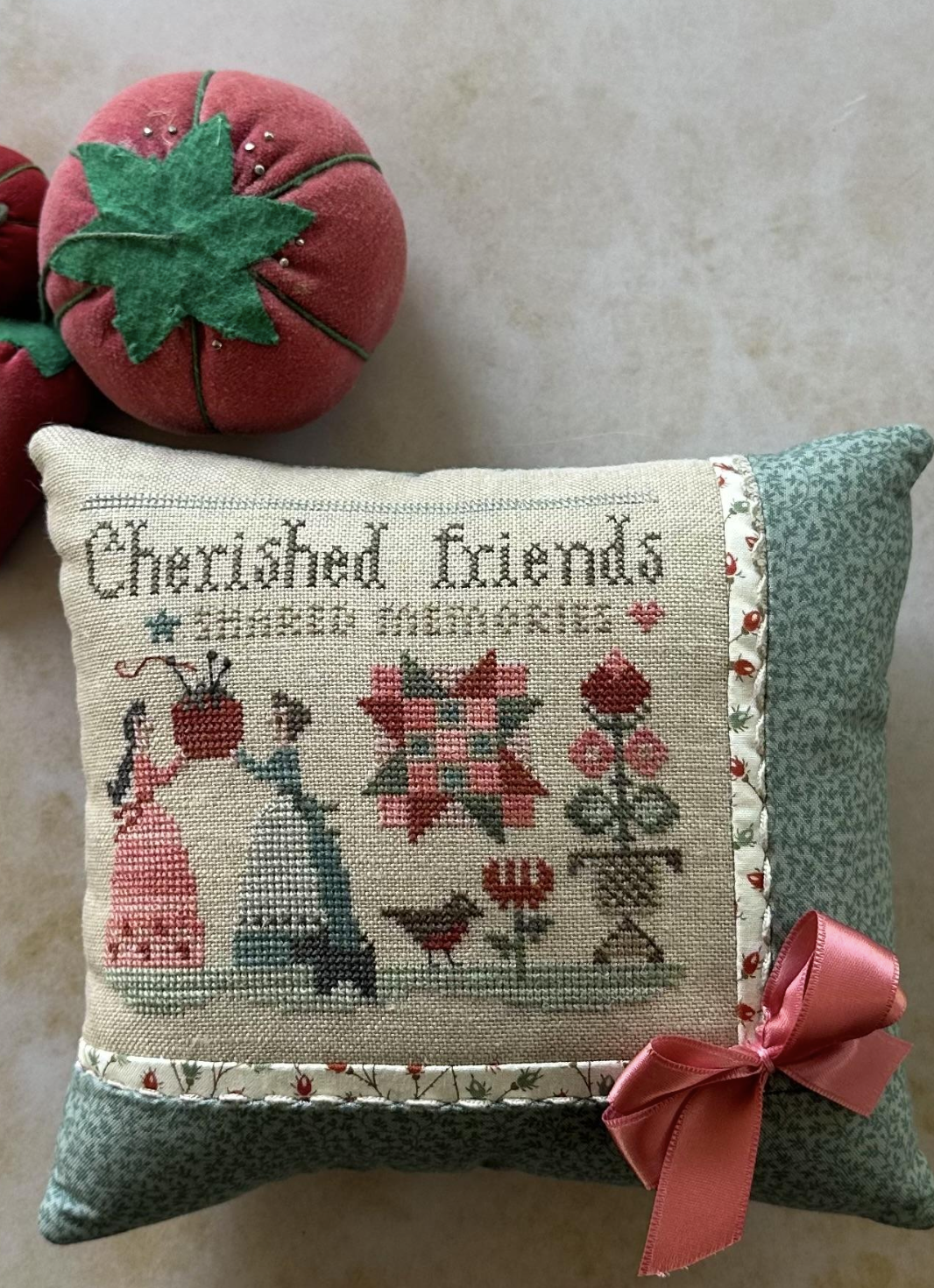 PRE-ORDER - Cherished Friends Cross Stitch by Heart In Hand - Paper Pattern