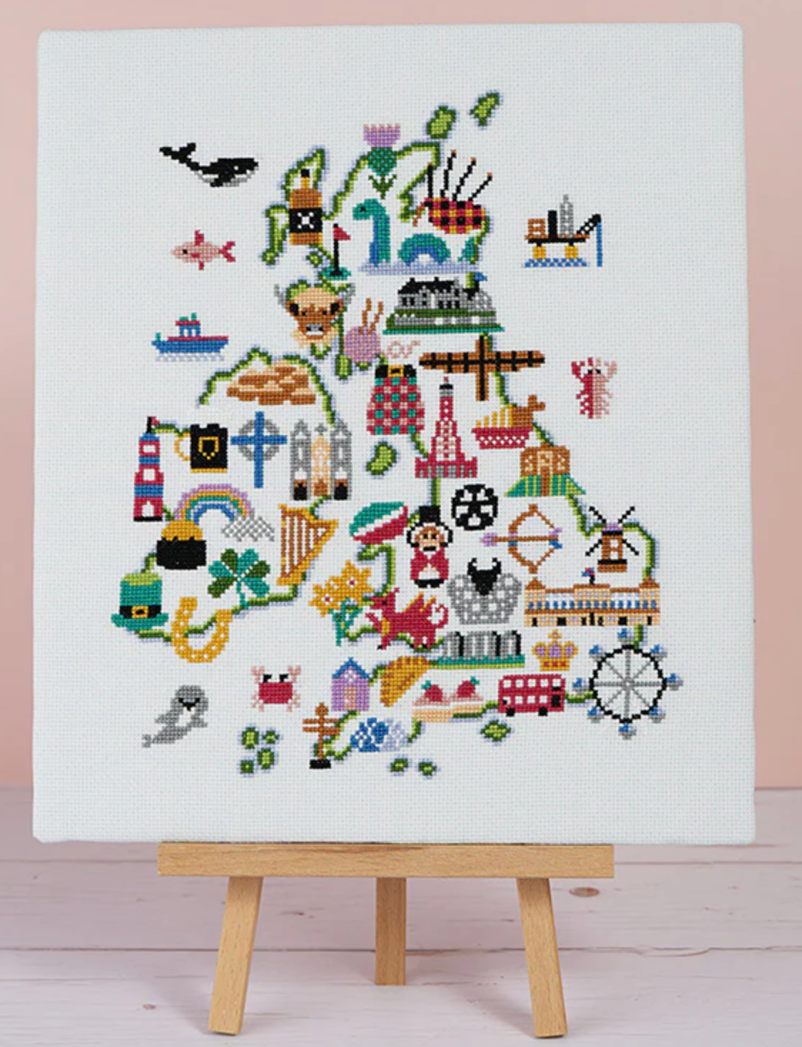 PRE-ORDER - British Isles Adventure Cross Stitch by Caterpillar Cross Stitch - Paper Pattern