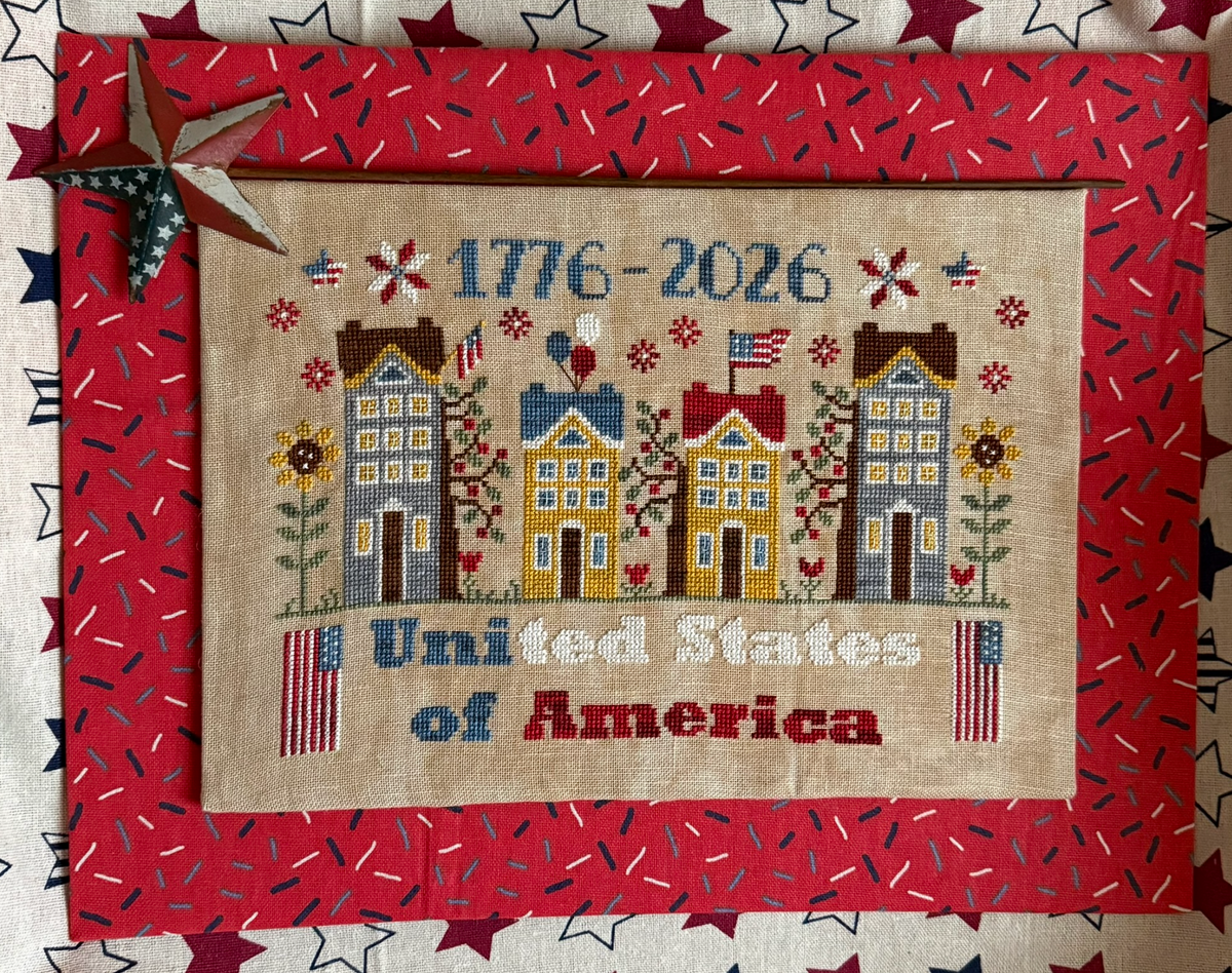 PRE-ORDER - 1776-2026 Cross Stitch by Romy's Creations - Paper Pattern