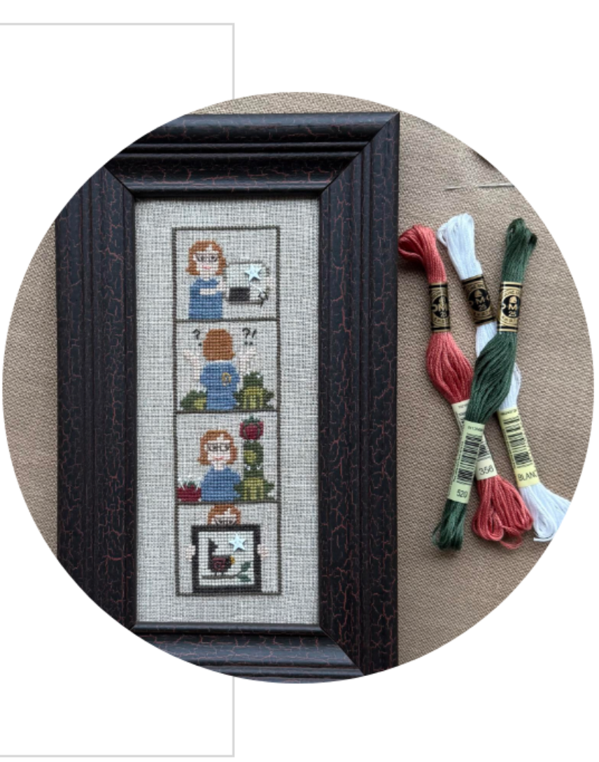 PRE-ORDER - A Stitcher's Life Cross Stitch by Bent Creek - Paper Pattern
