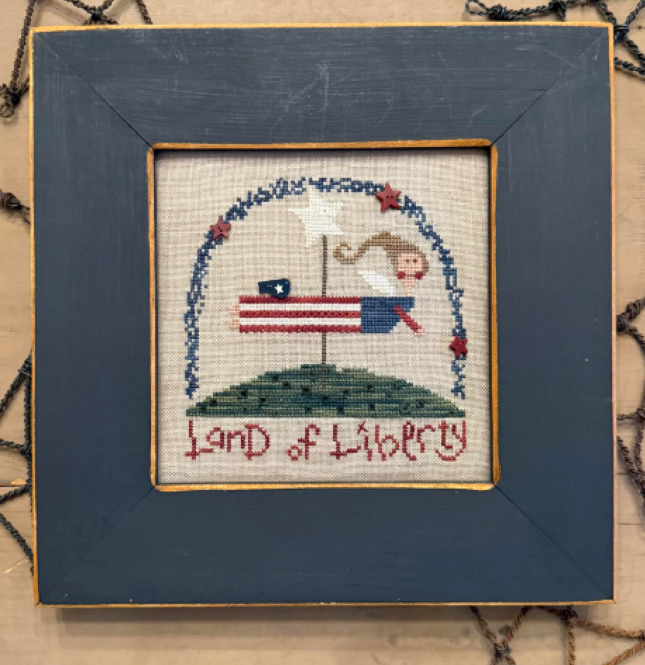 PRE-ORDER - Americana Angel Cross Stitch by Bent Creek - Paper Pattern