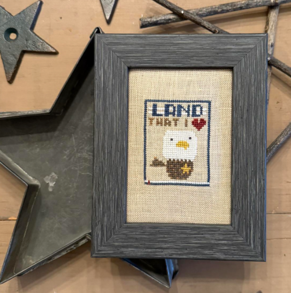 PRE-ORDER - Holiday Flair: Land I Love Cross Stitch by Bent Creek - Paper Pattern