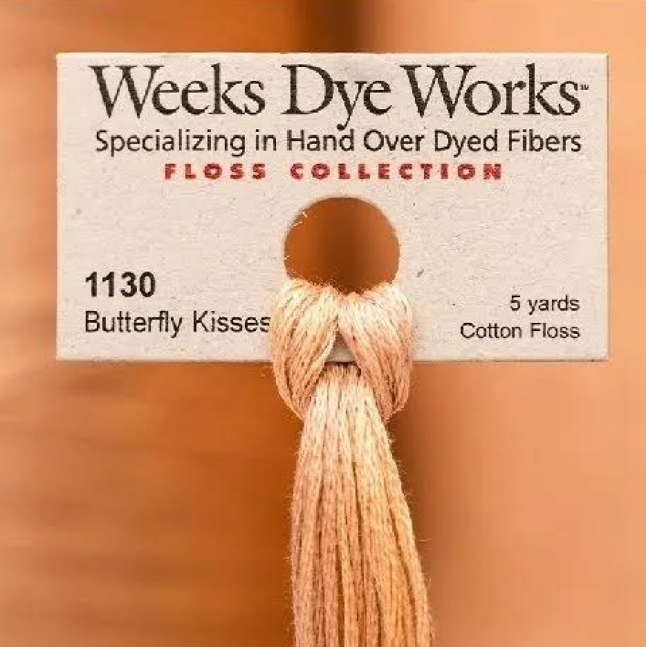 Butterfly Kisses - Weeks Dye Works Cotton Floss #1130