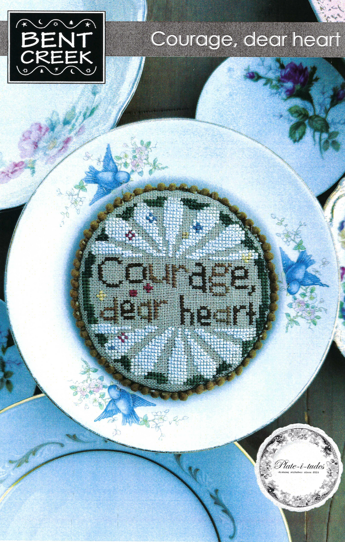 Courage, Dear Heart Cross Stitch by Bent Creek - Paper Pattern