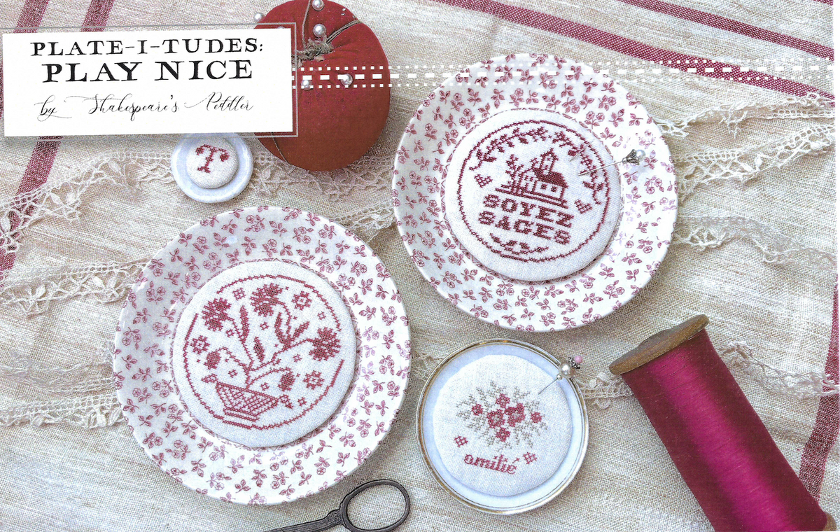 Play Nice Cross Stitch by Shakespeare's Peddler - Paper Pattern