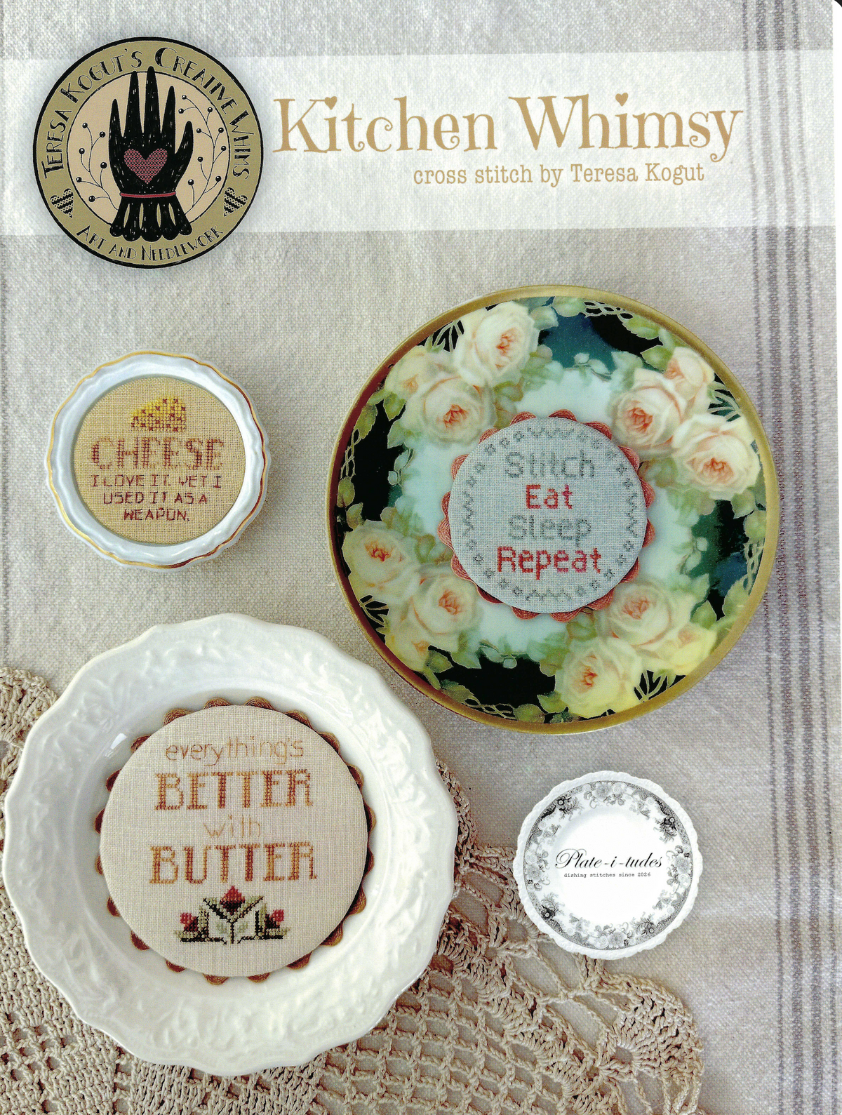 Kitchen Whimsy Cross Stitch by Teresa Kogut - Paper Pattern