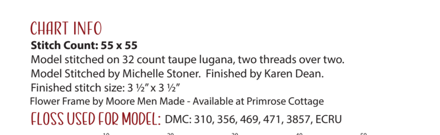 Garden Variety Floss Pack Only for Dragonfly, Carrots, Mushroom, Ladybug