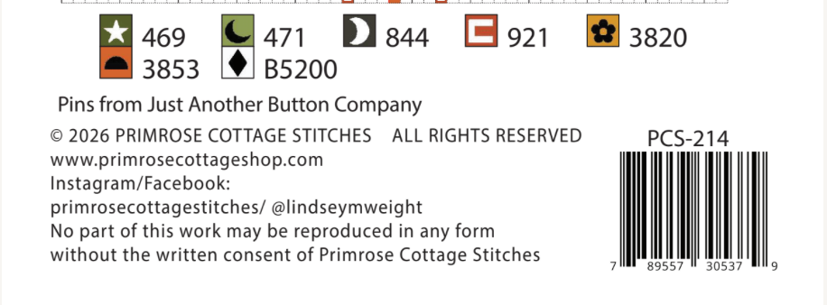 Garden Variety: Carrot Cross Stitch by Lindsey Weight of Primrose Cottage - PDF Pattern