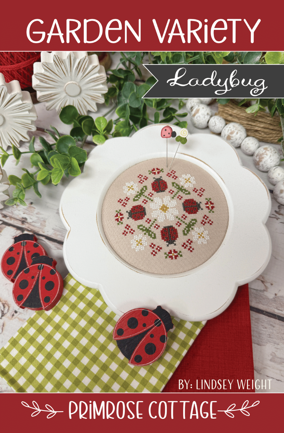 Garden Variety Pins: Ladybug by Just Another Button Company