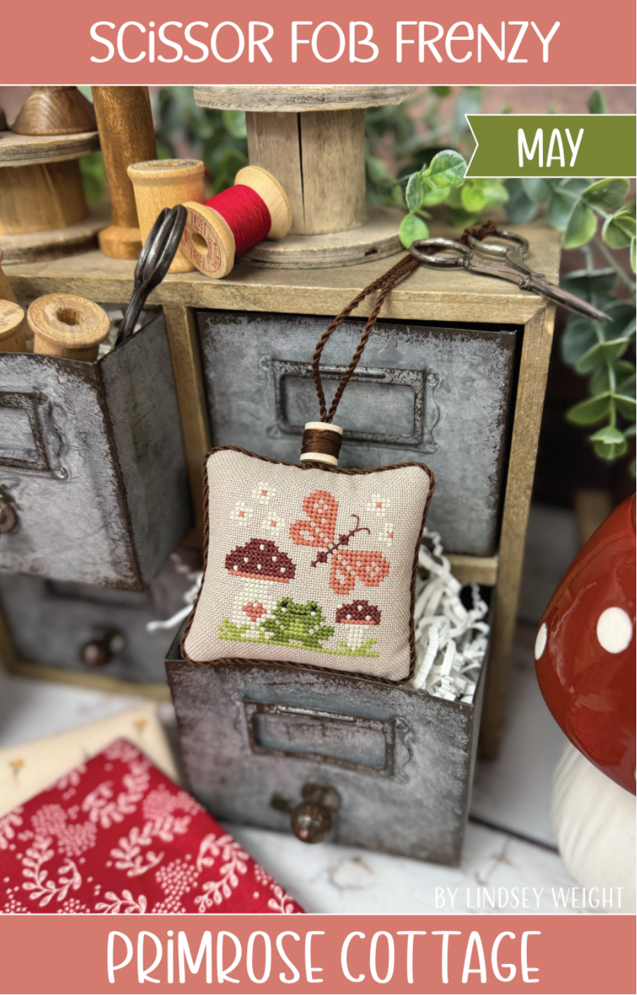 Wood Spools Set of 12