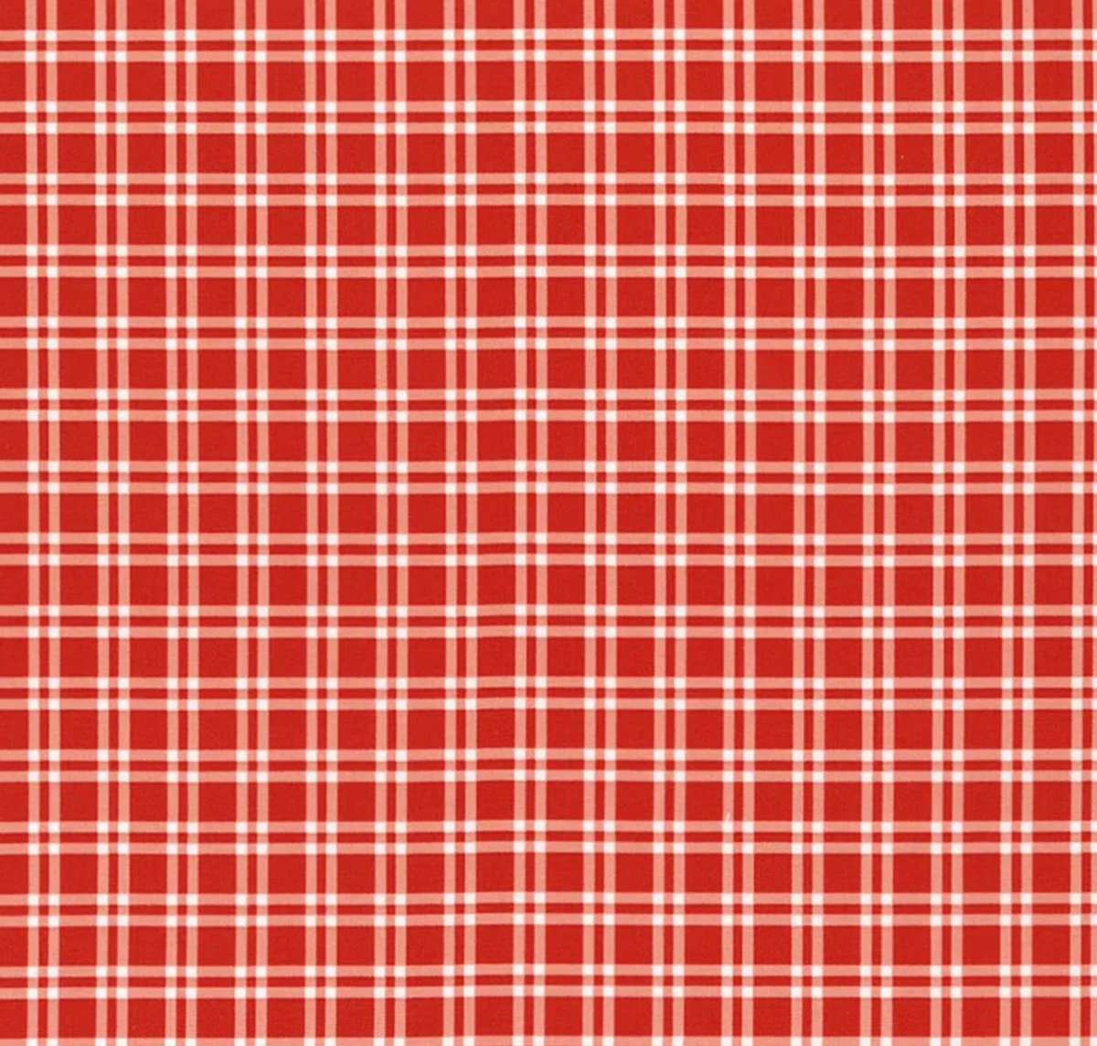 I Love Us | C13968 | Plaid - Red