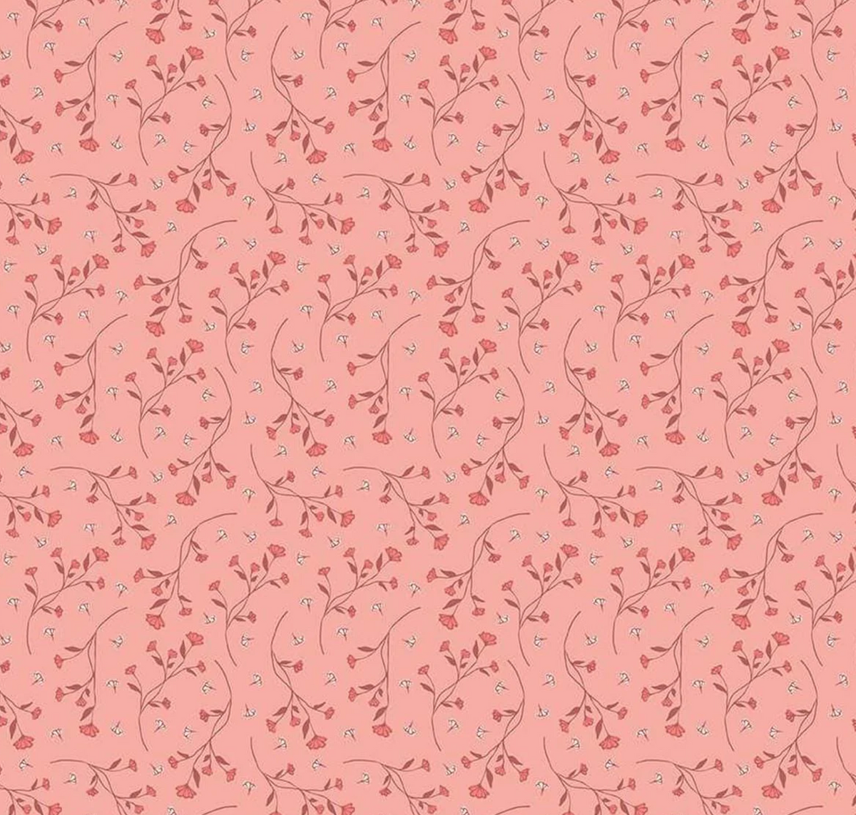 Melody | C15144 | Vines - Apricot